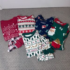Old Navy Kids Pajama Set - Red, Green, Blue